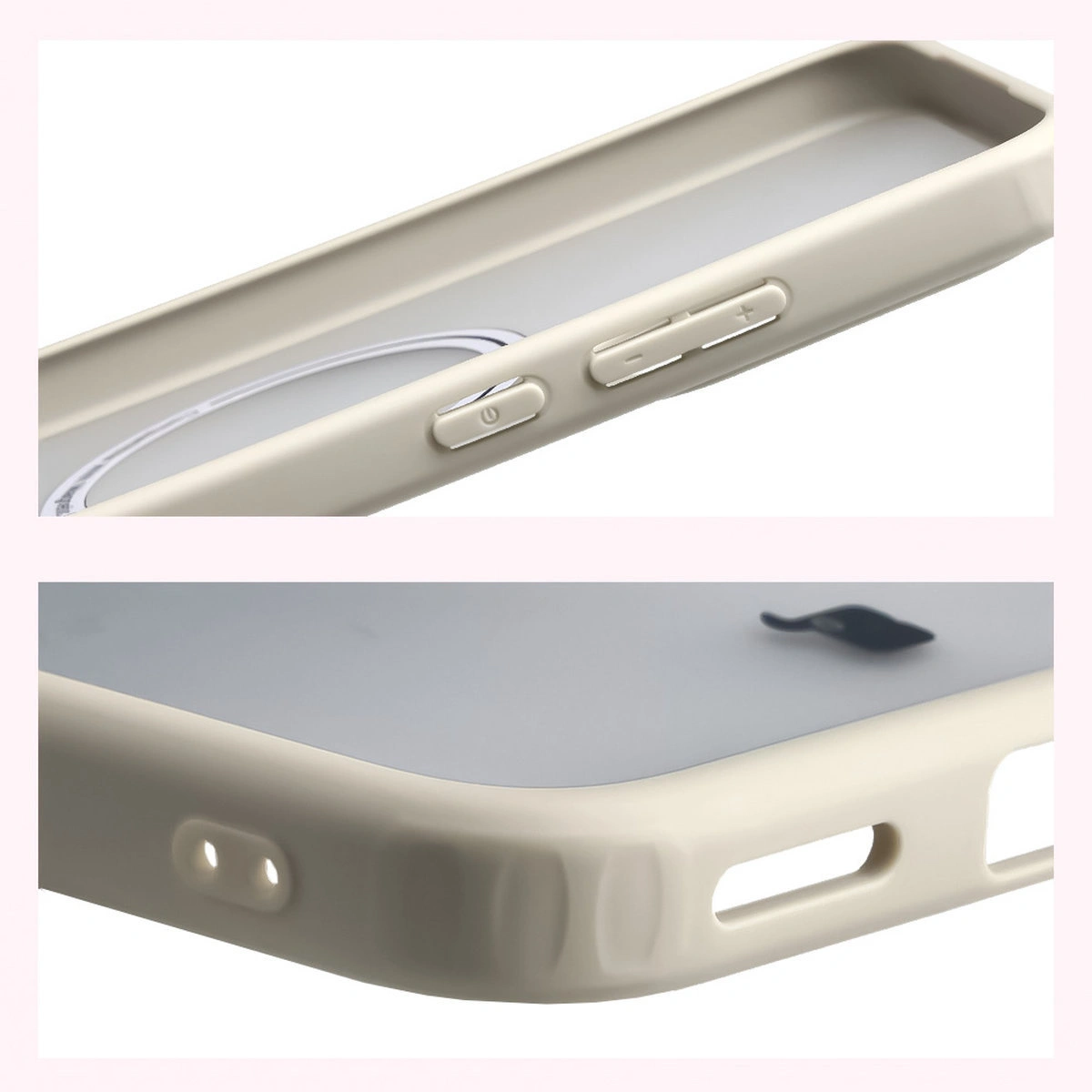Wzmocnione narożniki i podwyższone ranty ekranu w etui Bizon Case MatteO do Xiaomi POCO F7